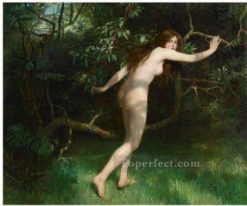 John Collier Painting - eve 1911 John Collier Pre Raphaelite Orientalist